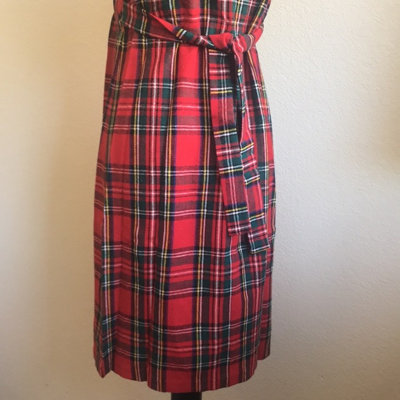 Vintage tartan plaid  Saks Fifth Avenue jumper - Picture 6 of 10